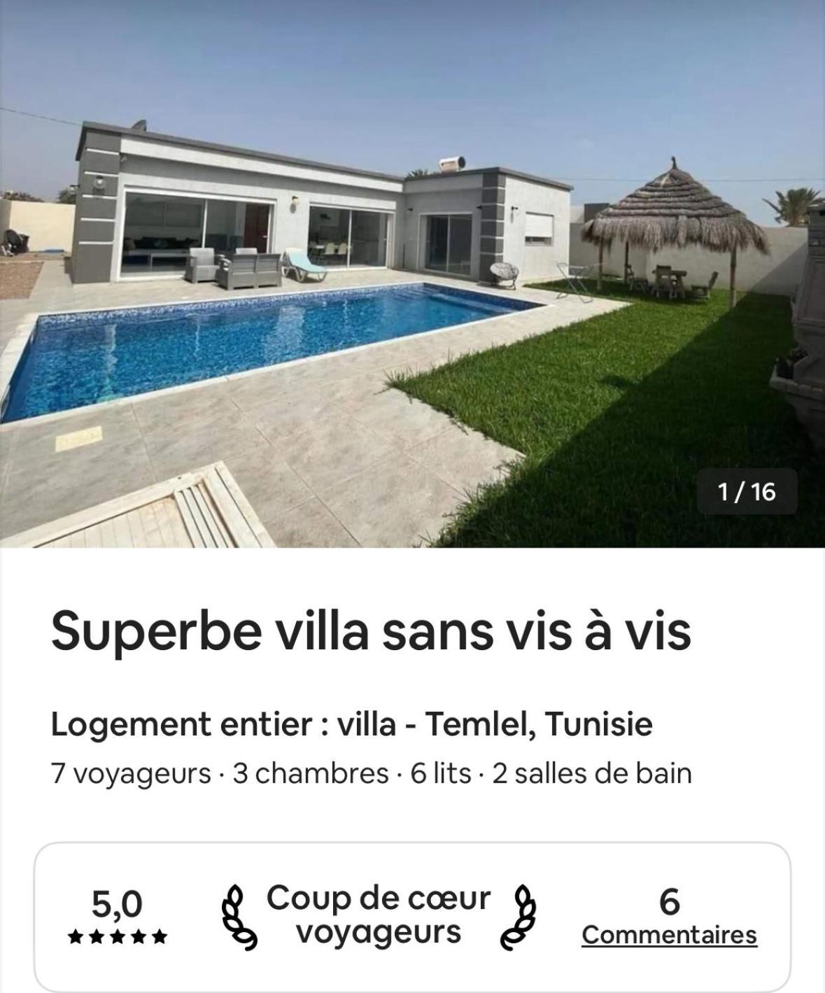 Superbe Dawsser Avec Piscine Sans Aucun Vis A Vis Villa *